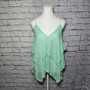 Bar III Womens Bora Bora Relaxed Mint Green Mermaidcore Size Small